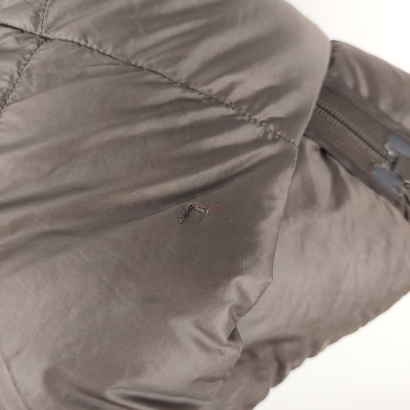 Uniqlo Dark Brown Ultra Light Down Jacket Coat Size Small Approx UK 8 - Picture 16 of 16